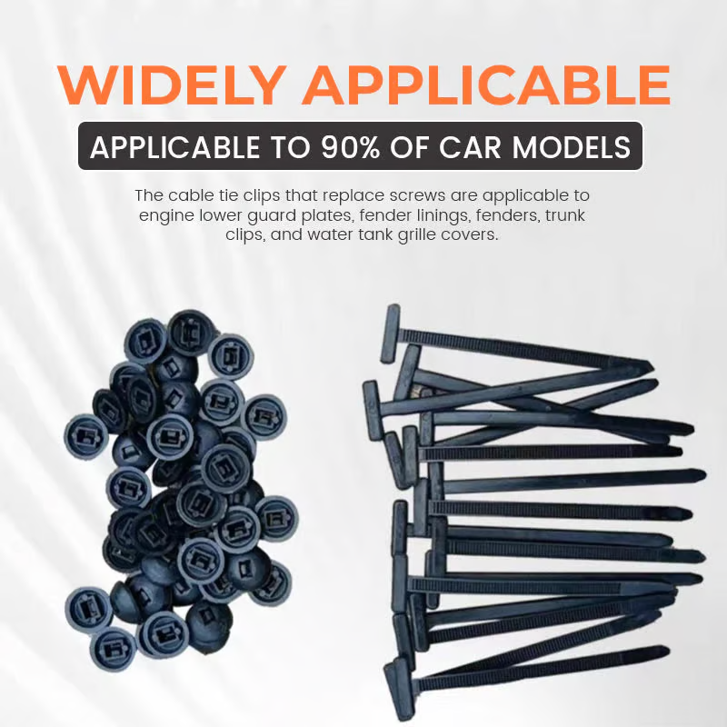 🎁49%OFF- 🚗100pcs Nylon Universal Cable Tie Buckle