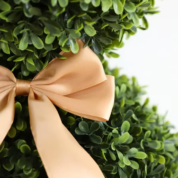 35" Artisan-Crafted Bunny Topiary