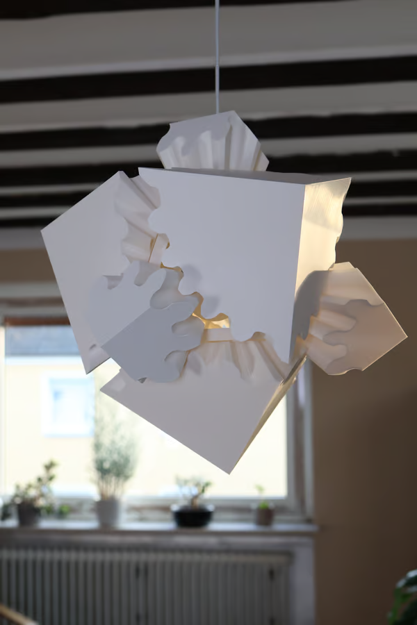 Gear Cube Lamp