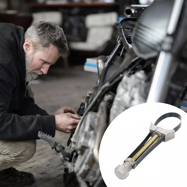 ✨LAST DAY ONLY 49% OFF🔥USA NEW Auto Car Diameter Adjustable Oil Filter Removal Strap Wrench Tool