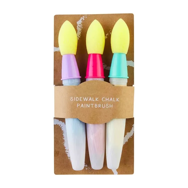 Sidewalk Chalk Paint Brush With Liquid Chalk