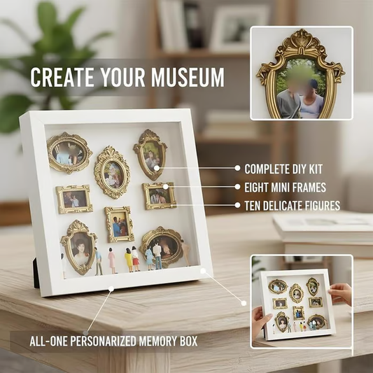 DIY Mini Museum Silhouette Box