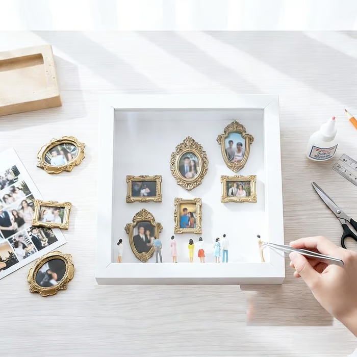 DIY Mini Museum Silhouette Box