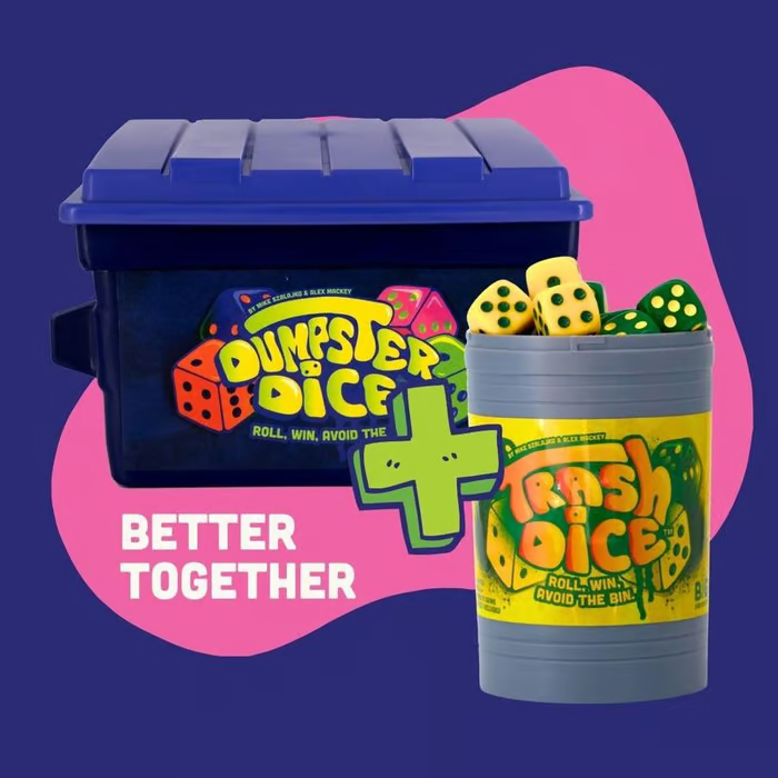 Big Discoveries Dumpster Dice - Fast-Paced Family Dice Game🥰🎁