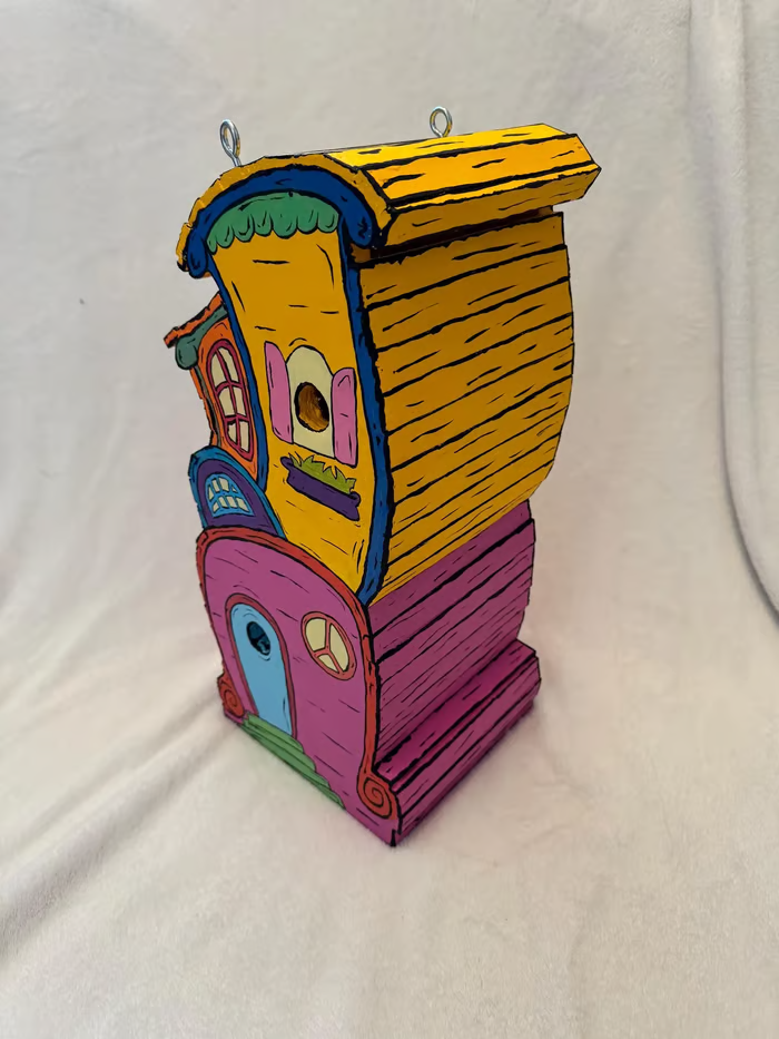 🔥Last 4 hours Sale: Save 60% - Inspired Wooden Handmade Birdhouse (🔥BUY 2 FREE SHIPPING)