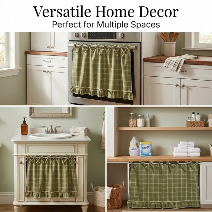 👗 🔥 Handmade Farmhouse Oven Skirt - Artisan Kitchen Collection