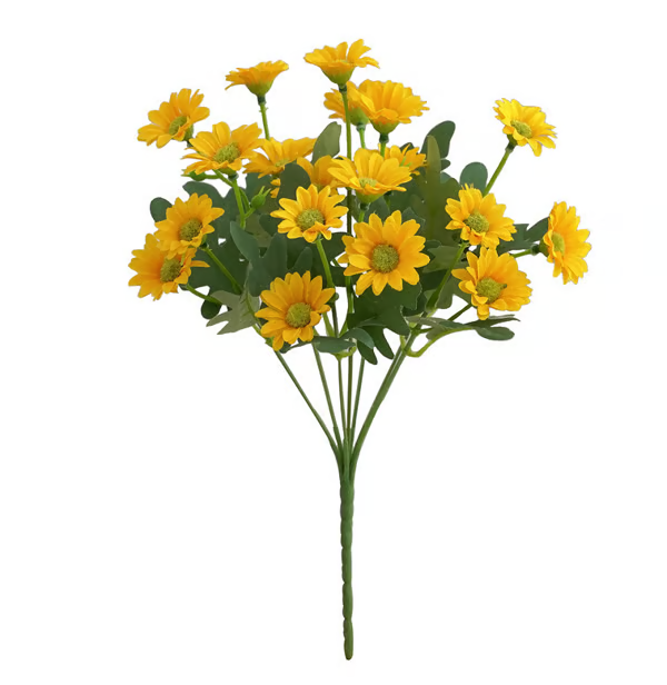 🏆Flash Sale⚡Artificial Outdoor Sunset Mums Flowers - UV resistant, Waterproof, Windproof