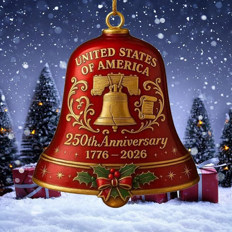 🔔United States 250th Anniversary Bell Ornament