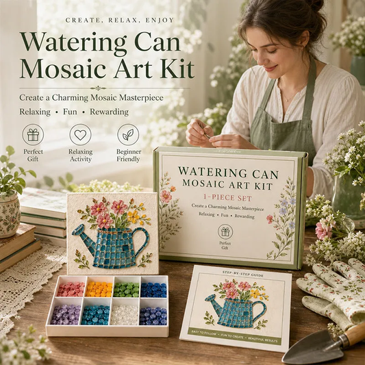 ⚡Hot Sales 49% OFF🎨Watering Can Mosaic Art Kit