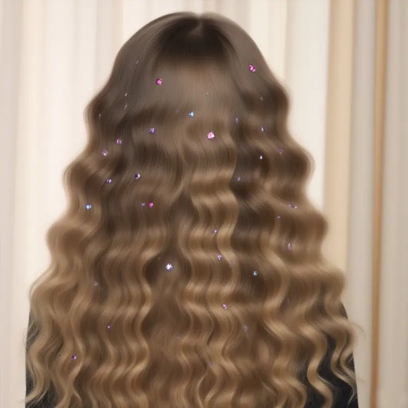 🏆 #1 Bestselling🏆Glitter Diamond Styling Tools Hair Gemstone Styling Set