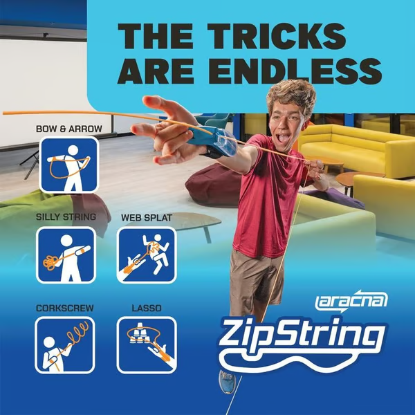 World's First String Launching Webshooter that Glows-In-the-Dark - Perfect Holiday Gift