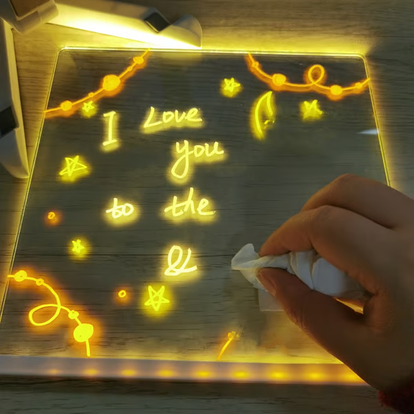 🌈🖌 Spark Creativity Instantly - 49% OFF - 🎁 Acrylic LED Message Board - For Vibrant, Endless Expression!